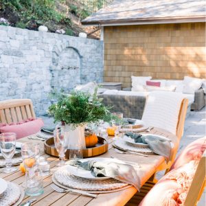 Fall Outdoor Table and Patio