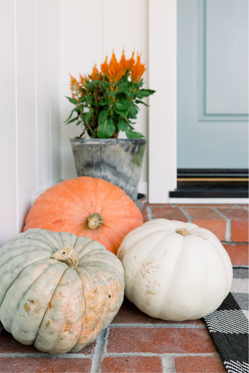 Pumpkins on Porch