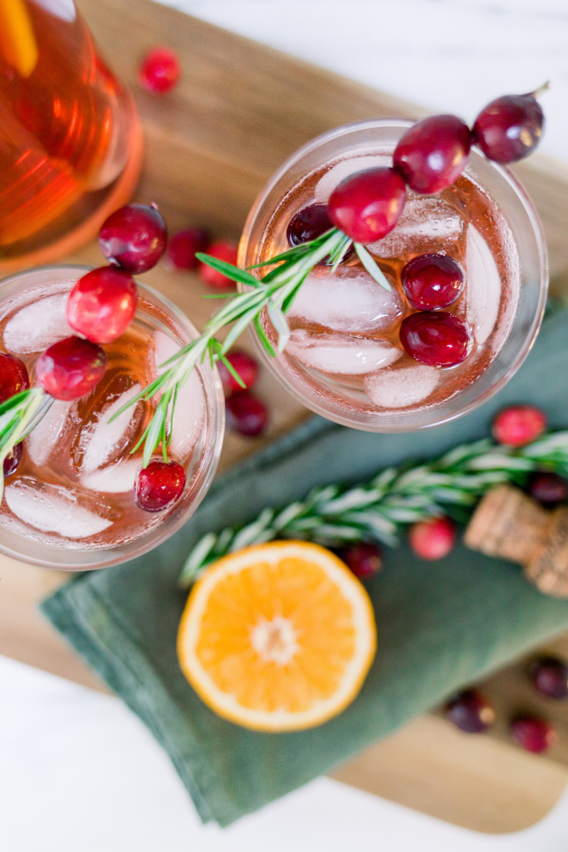 Cranberry Tequila Punch Glasses
