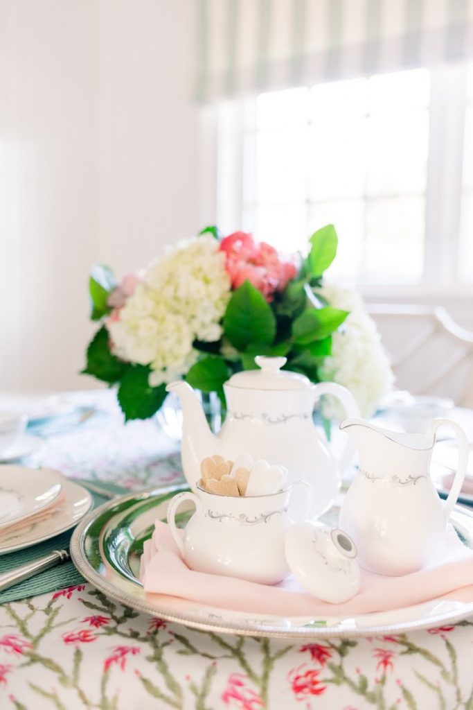 Tea Tray and Table Setting