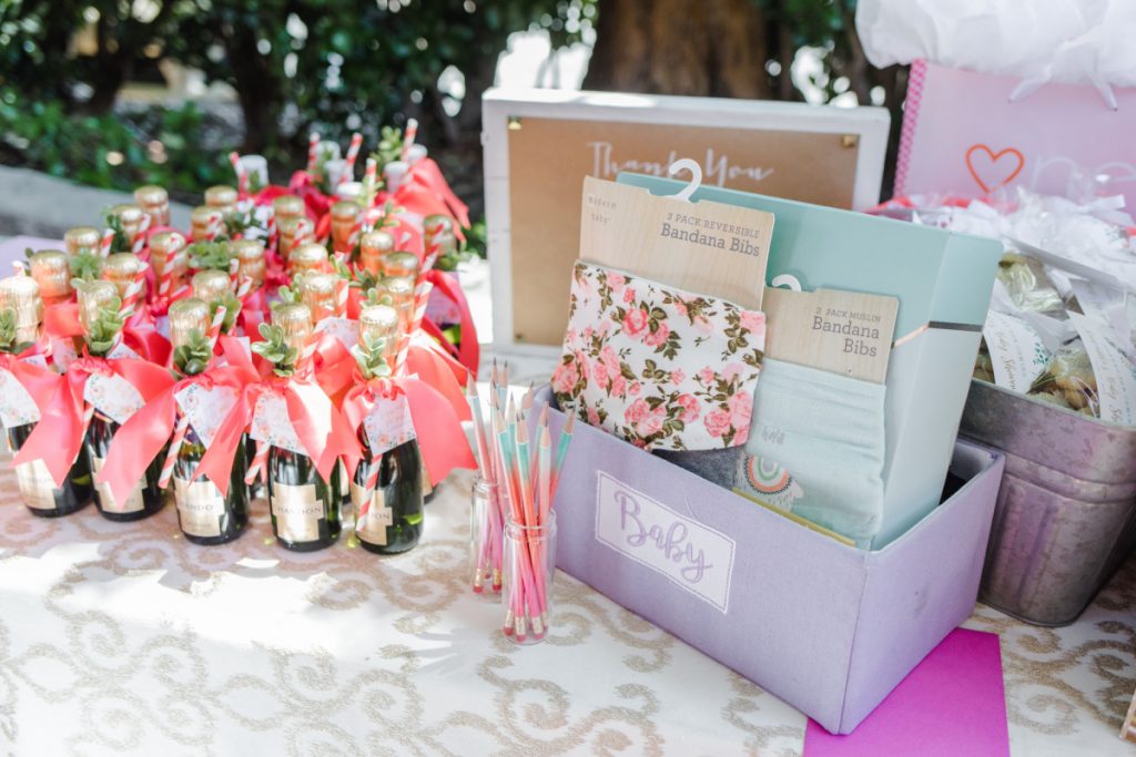 Baby Shower Favor and Gift Table