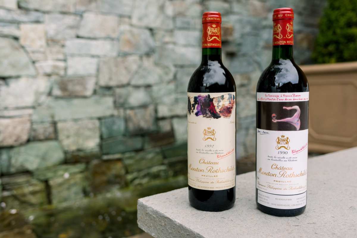 Mouton Rothschild Wine Bottles