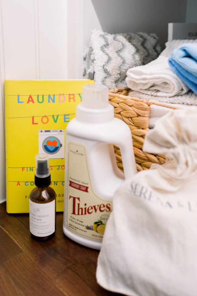 Laundry Love Book and Cleaning Supplies