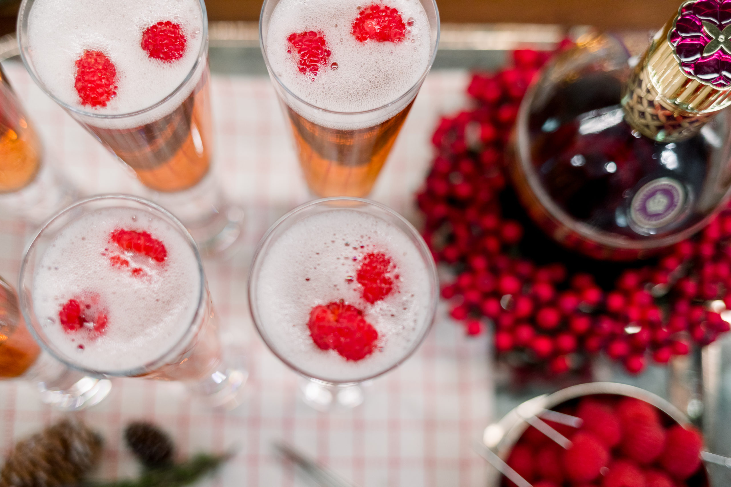 Holiday Champagne Cocktails