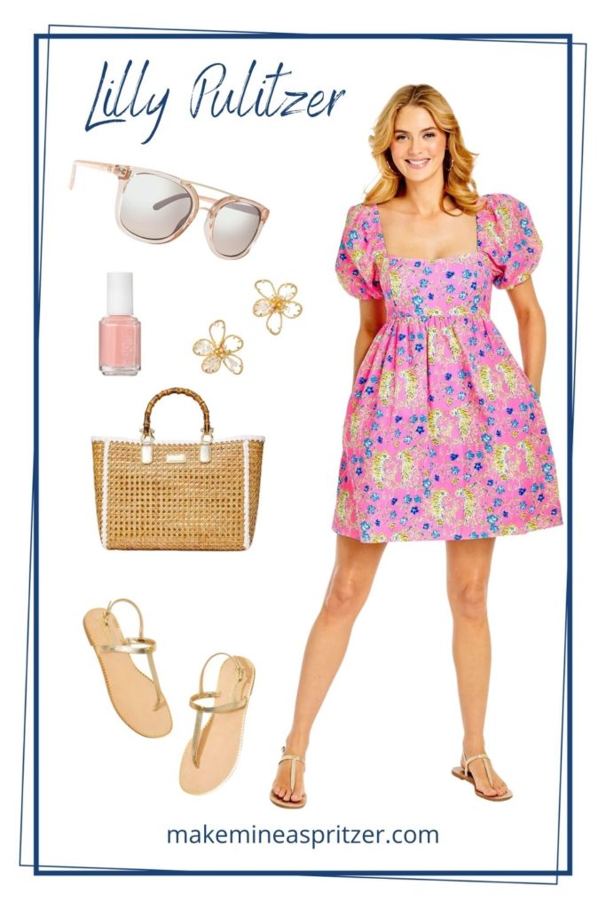 Lilly Pulitzer Mini Dress Collage