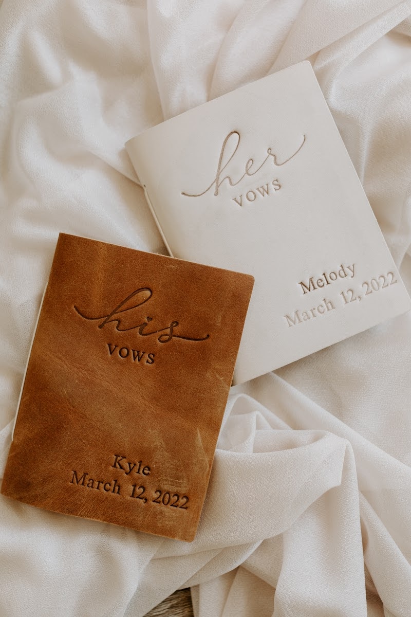 Wedding vow booklets