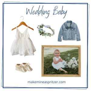 Baby Flower Girl Outfit Collage