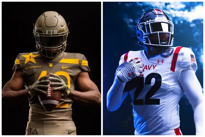 Army Navy Game Uniforms 2022.