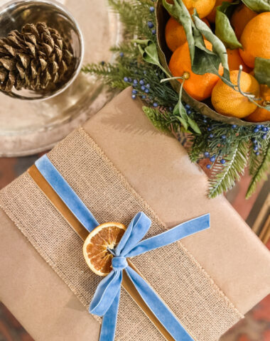 Holiday gift wrap.