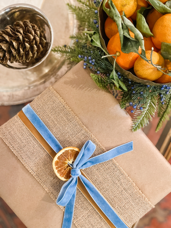 Holiday gift wrap.