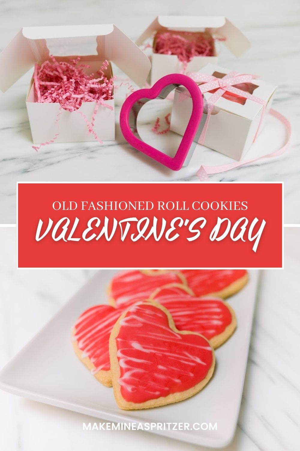Valentine Cookie post collage.