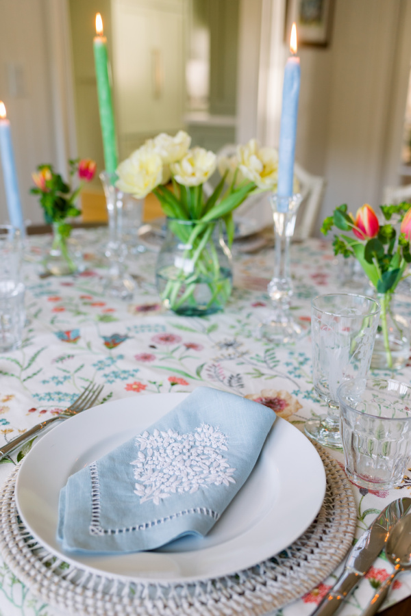 Spring Table Setting.