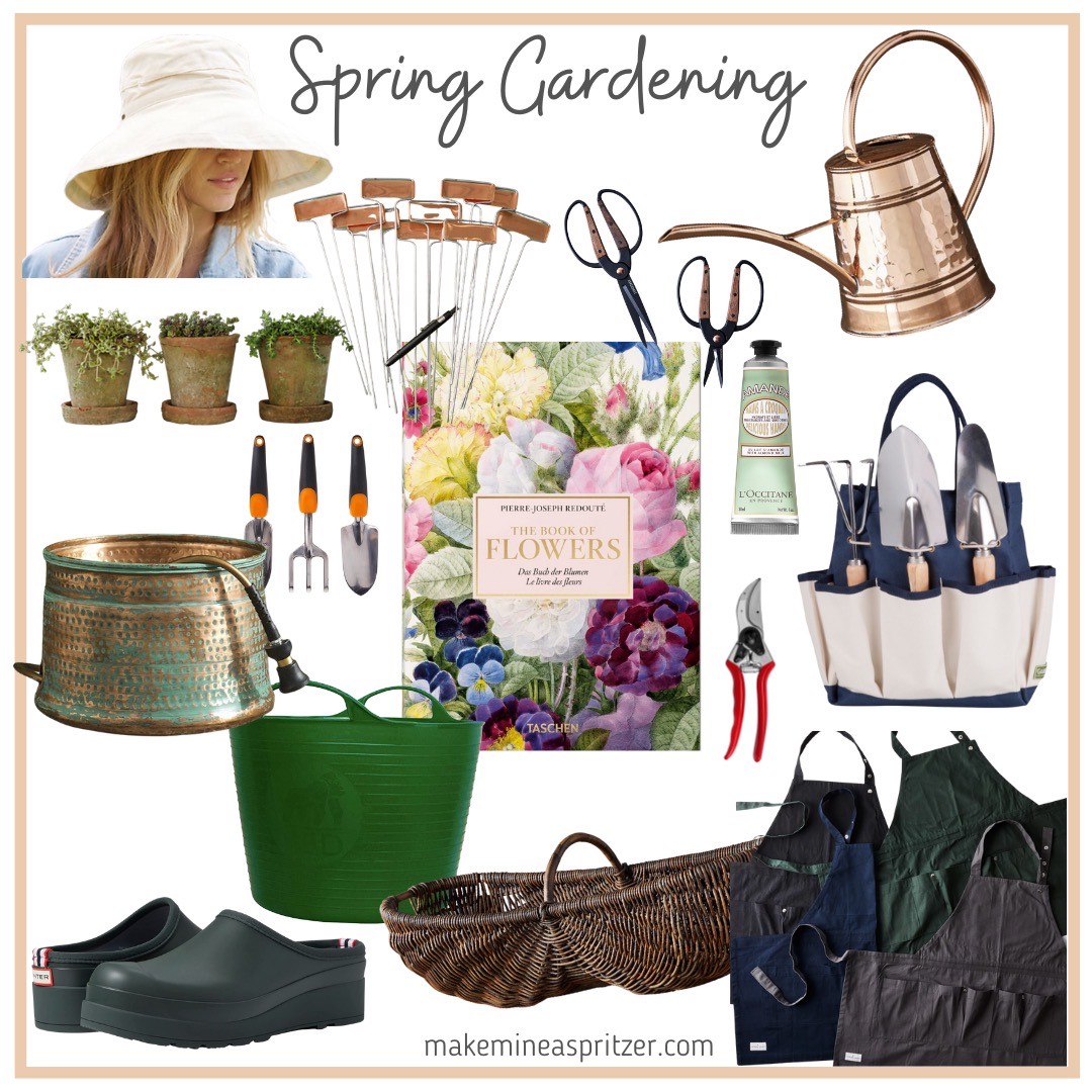 Spring gardening inspiration collage.