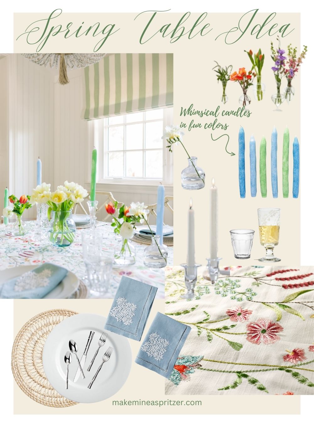 Spring Table Collage