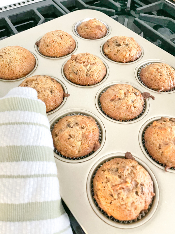 Morning Glory Muffins just out of the oven.