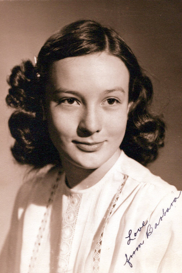 School photo of my mom in 1948.
