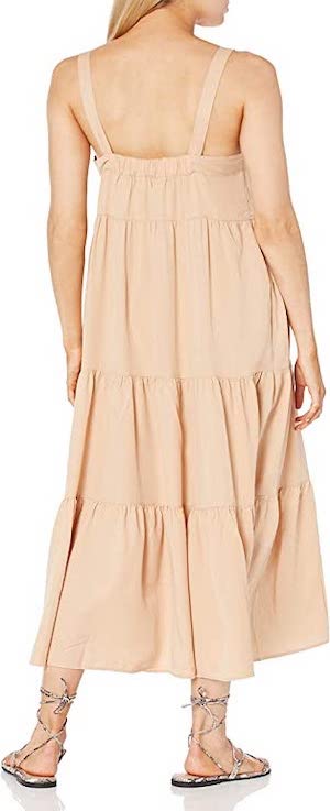 amazon the drop tiered maxi dress back.