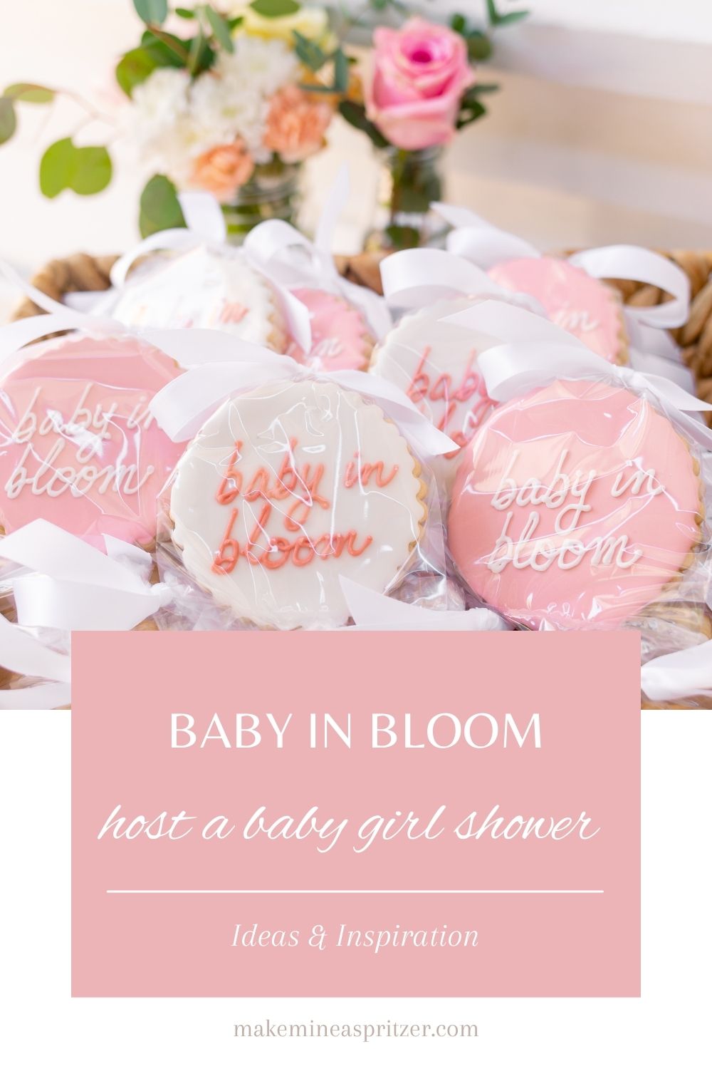 Host a baby girl shower collage.