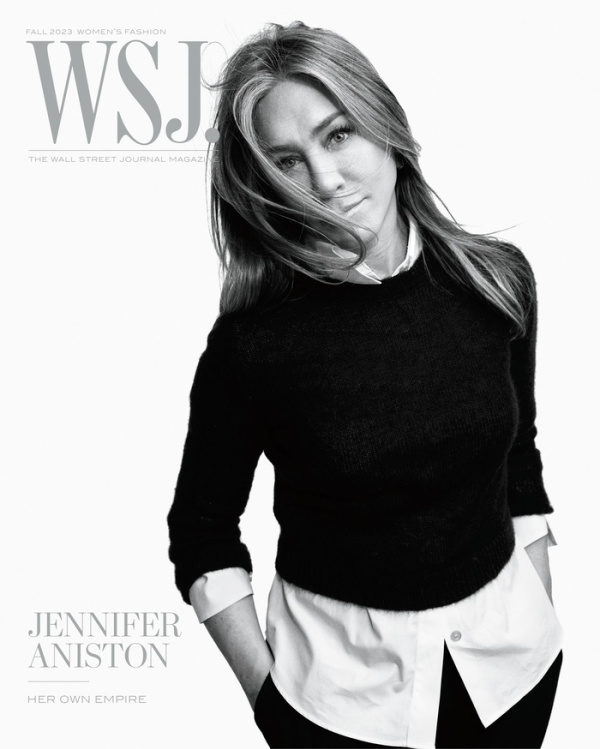 Jennifer Aniston on the cover of WSJ magazine.