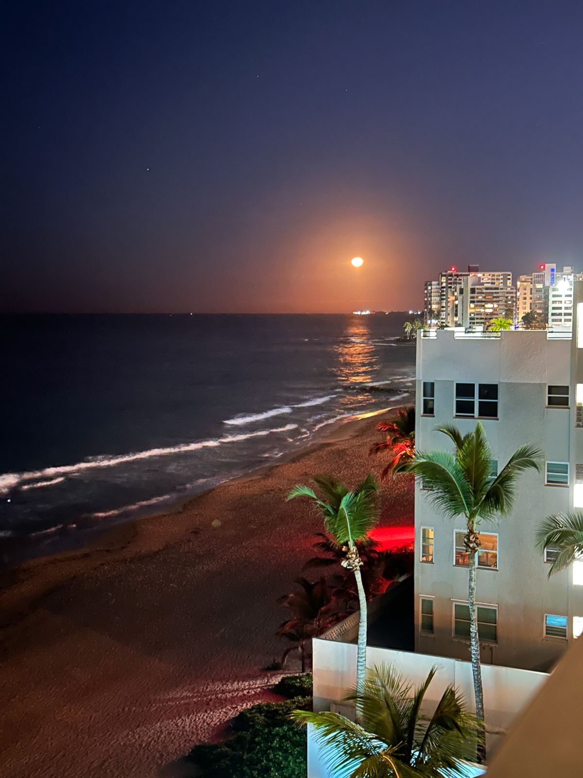 View from La Concha hotel room, San Juan, Puerto Rico.