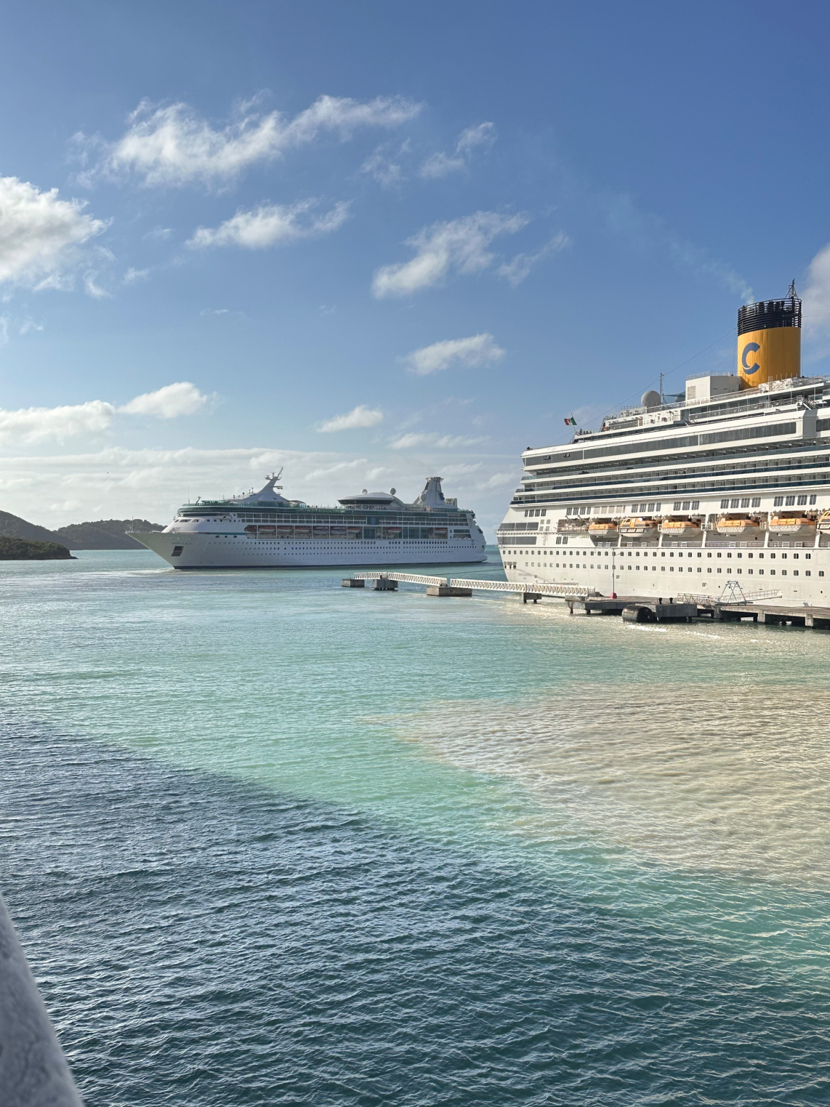 Cruise ships at St. John's Antigua.