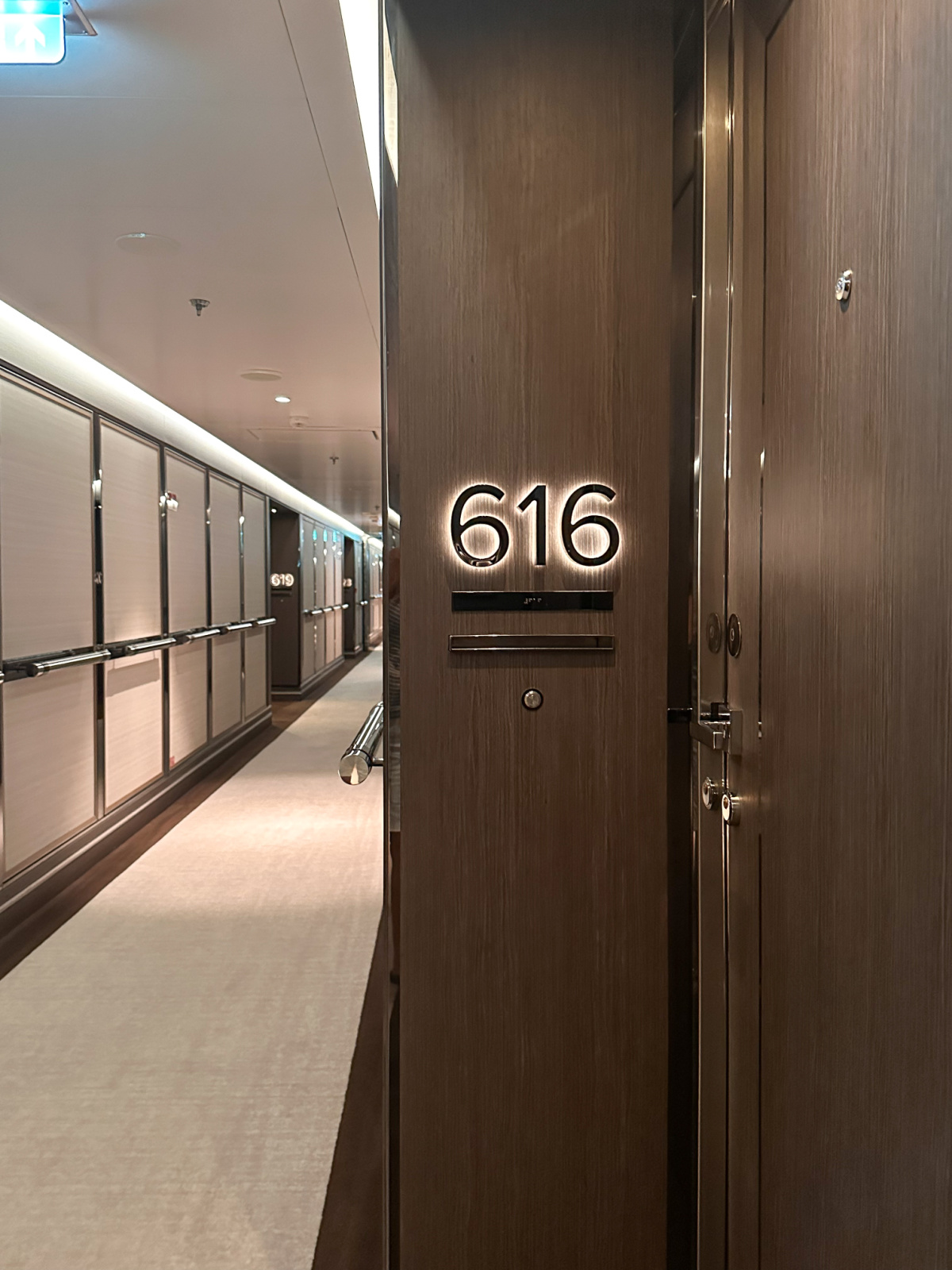 Suite 616 on Evrima yacht.