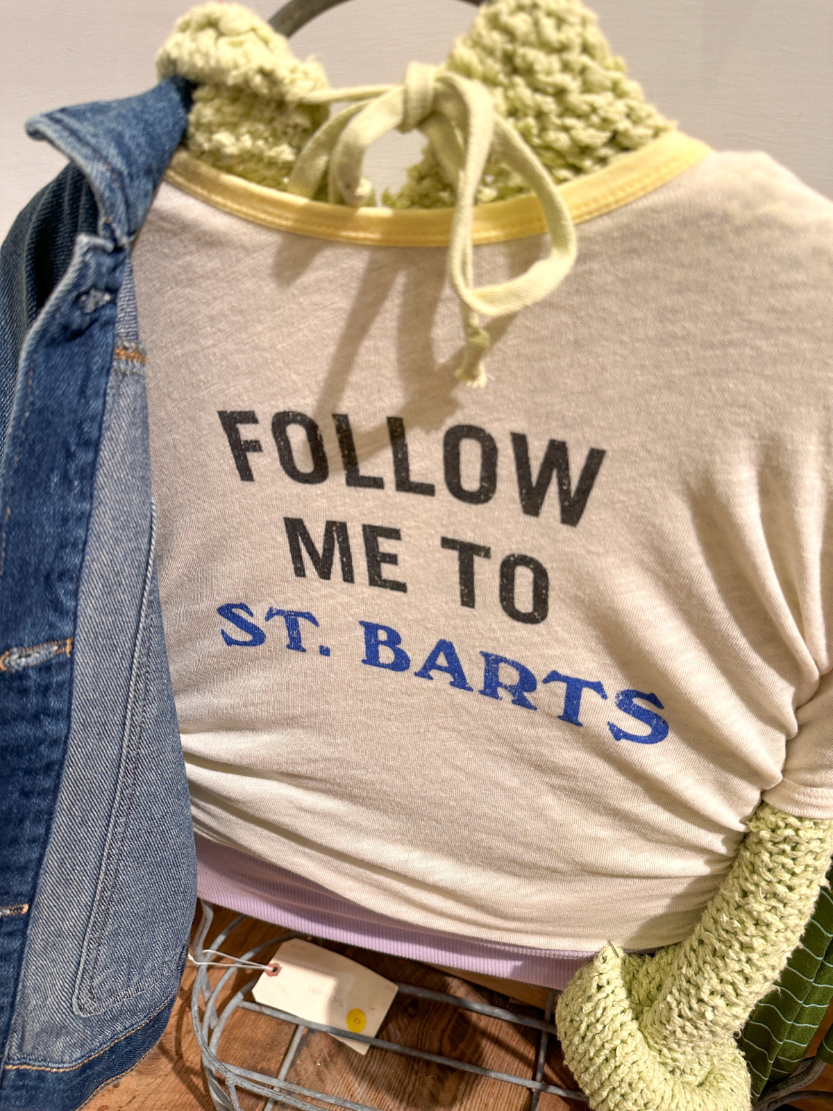 Follow Me to St. Barts graphic tee at Anthropology.
