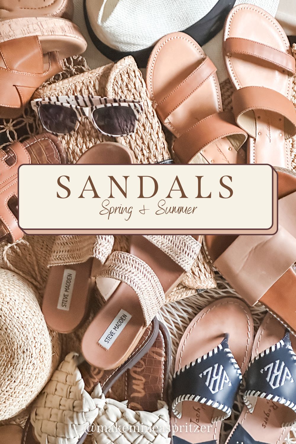 Summer Sandal post collage.